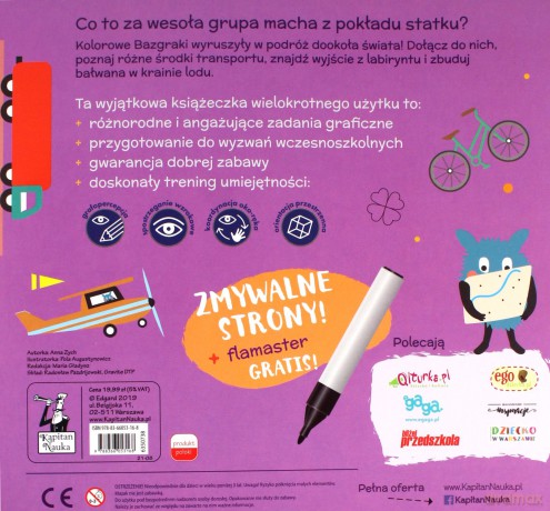Bazgraki w podróży. Kapitan Nauka [KSIĄŻKA]