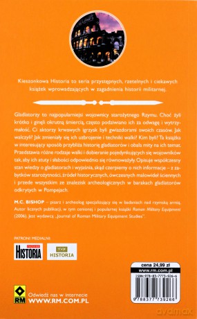 Gladiatorzy krew i igrzyska. Kieszonkowa historia - Mike C. Bishop [KSIĄŻKA]