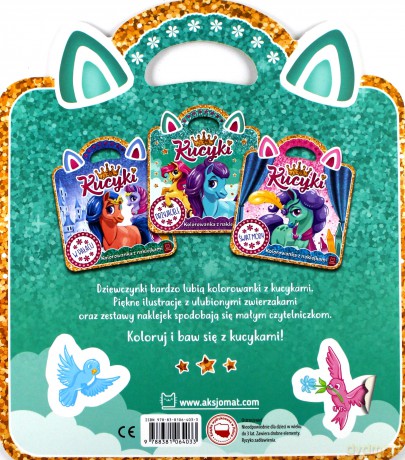 Kucyki przyjaciele. Kolorowanka z naklejkami [KSIĄŻKA]