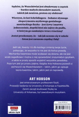 Kwanty dla każdego. Jak zrozumieć to, czego nikt nie rozumie - Art Hobson [KSIĄŻKA]