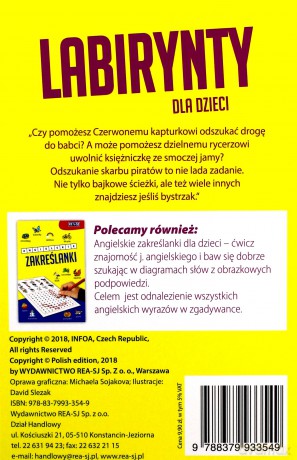 Labirynty dla dzieci [KSIĄŻKA]