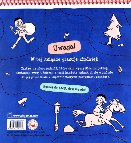 Łapać złodzieja. Interaktywna książeczka dla dzieci [KSIĄŻKA]