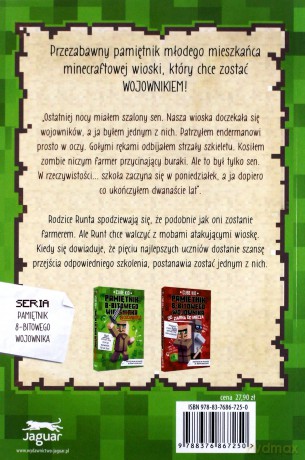 Minecraft. Pamiętnik 8 bitowego wojownika (Tom 1) - Cube Kid [KSIĄŻKA]