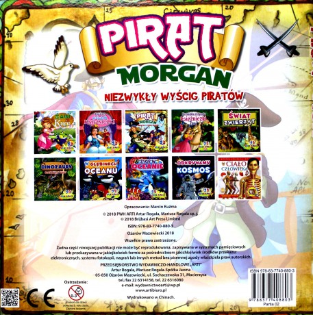 Pirat Morgan. Rozkładanki 3D [KSIĄŻKA]