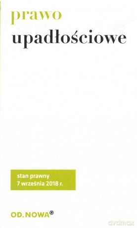Prawo upadłościowe [KSIĄŻKA]