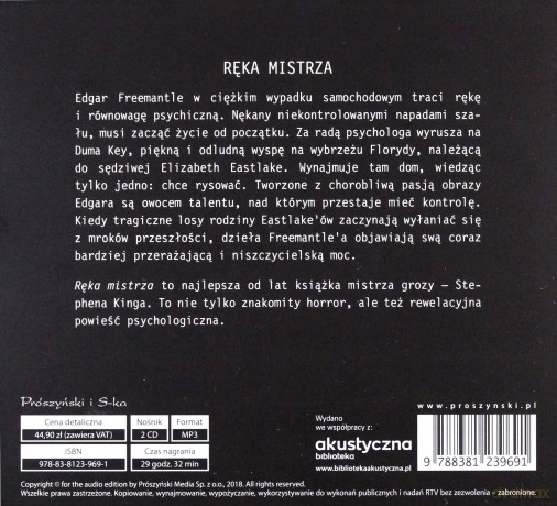 Ręka mistrza - Stephen King [AUDIOBOOK]