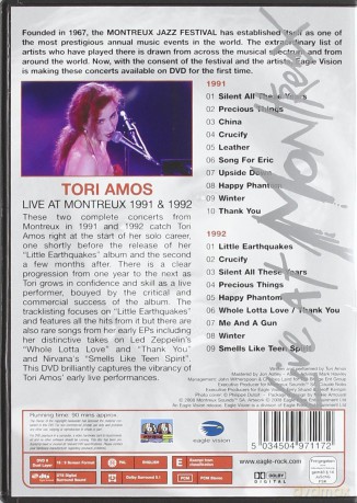 Tori Amos: Live At Montreux 1991/1992 [DVD]