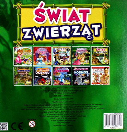 Świat zwierząt. Rozkładanki 3D [KSIĄŻKA]