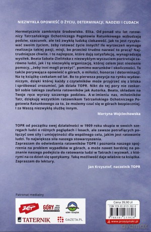 TOPR żeby inni mogli przeżyć - Beata Sabała-Zielińska [KSIĄŻKA]