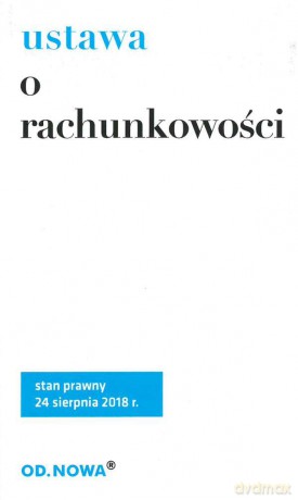 Ustawa o rachunkowości [KSIĄŻKA]