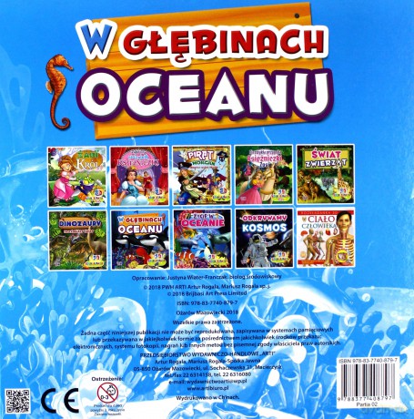 W głębinach oceanu. Rozkładanki 3D [KSIĄŻKA]