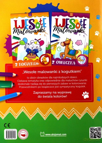 Wesołe malowanki z kogutkiem [KSIĄŻKA]