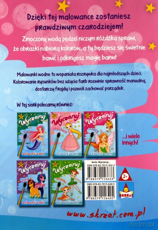 Wyczaruj modelki. Malowanki wodne [KSIĄŻKA]