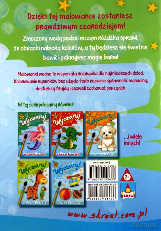 Wyczaruj pluszaki. Malowanki wodne [KSIĄŻKA]