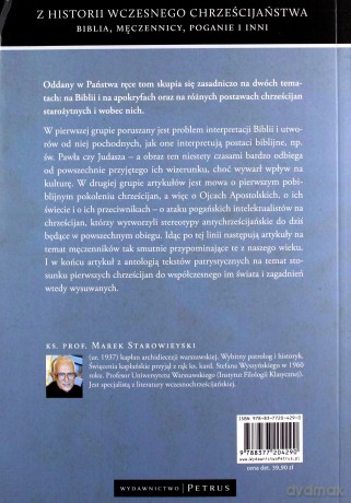 Z historii wczesnego chrześcijaństwa. Biblia, męczennicy, poganie i inni - Marek Starowieyski [KSIĄŻKA]