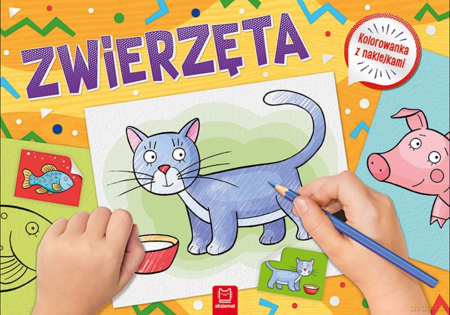 Zwierzęta. Kolorowanka z naklejkami [KSIĄŻKA]