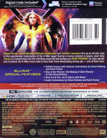 X-Men: Mroczna Phoenix [Blu-Ray 4K]+[Blu-Ray]