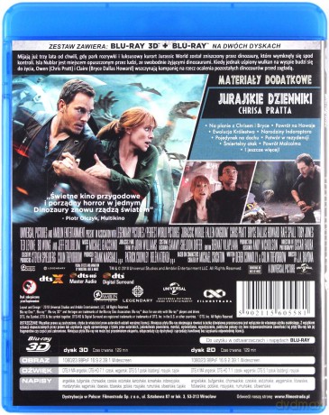 Jurassic World: Upadłe Królestwo [Blu-Ray 3D]+[Blu-Ray]
