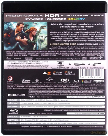 Jurassic World: Upadłe Królestwo [Blu-Ray 4K]+[Blu-Ray]