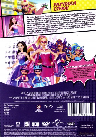 Barbie Super Księżniczki [DVD]