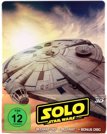Han Solo: Gwiezdne wojny - historie (steelbook) [Blu-Ray 3D]+[2xBlu-Ray]