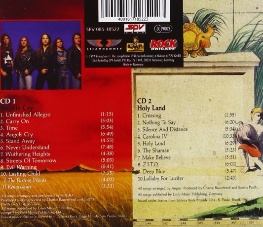 Angra: Angels Cry/Holy Land [2CD]
