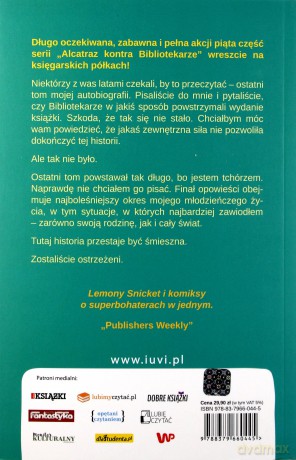 Alcatraz kontra Bibliotekarze (Tom 5) Mroczny talent - Brandon Sanderson [KSIĄŻKA]