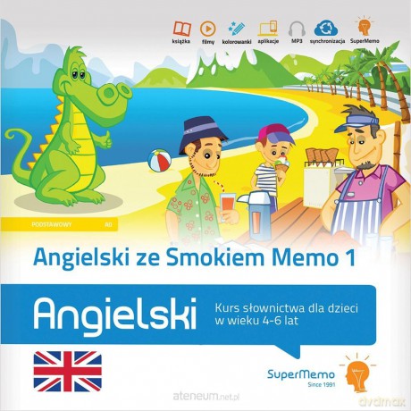 Angielski ze Smokiem Memo 1 (4-6 lat) [KSIĄŻKA]