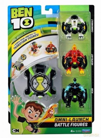 Ben 10 - Omnitrix Omni Transform 3 figurki zestaw1 [FIGURKA]