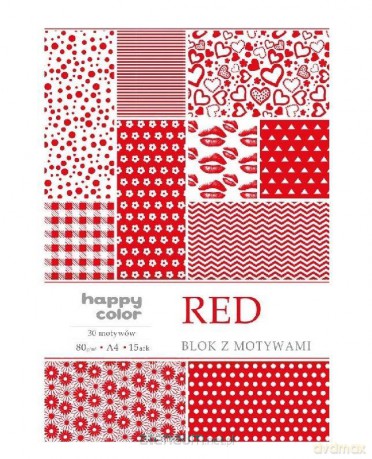 Blok A4/10 z motywami Red