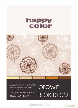 Blok A5/20K Deco Brown 170 g
