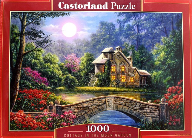 CASTORLAND 1000 el. Cottage in the Moon Garden [PUZZLE]