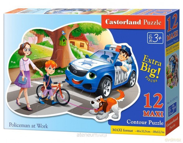 CASTORLAND 12 el. maxi Policeman at Work [PUZZLE]
