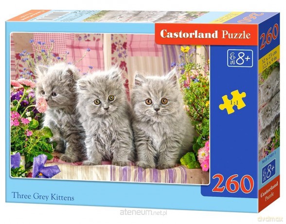 CASTORLAND 260 el. Three Grey Kittens [PUZZLE]