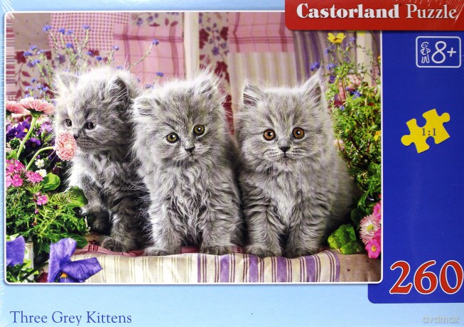 CASTORLAND 260 el. Three Grey Kittens [PUZZLE]