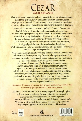 Cezar. Życie giganta - Adrian Goldsworthy [KSIĄŻKA]