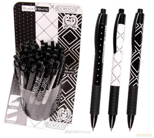Długopis Black&White mix (36 szt)