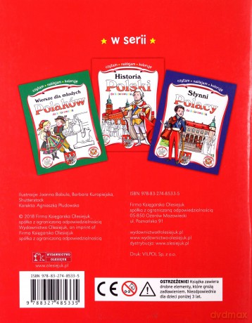 Historia Polski do kolorowania [KSIĄŻKA]