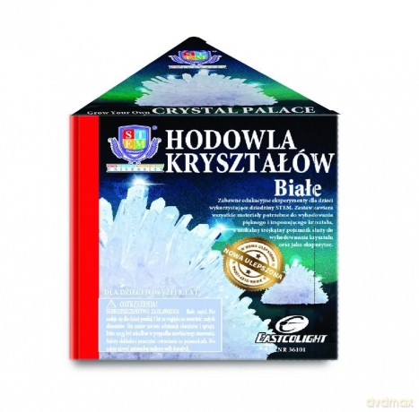 Hodowla kryształów białe