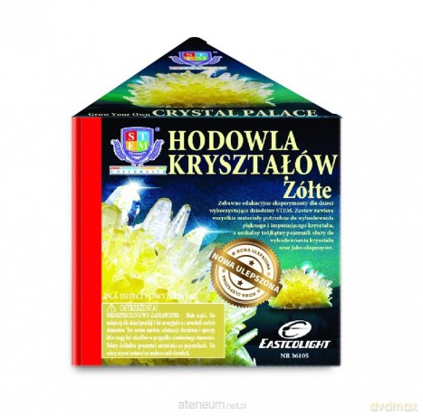Hodowla kryształów żółte