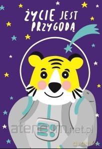 Karnet B6 Urodziny - Kosmonauta