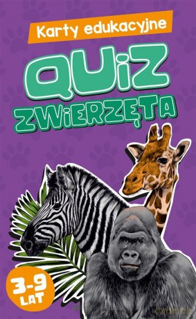 Karty edukacyjne. Quiz Zwierzęta [KARTY]