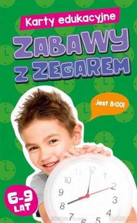 Karty edukacyjne. Zabawy z zegarem [GRA]