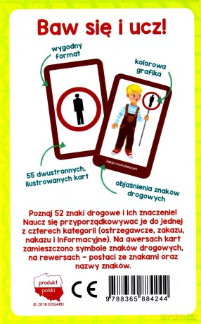 Karty edukacyjne. Znaki drogowe [GRA]