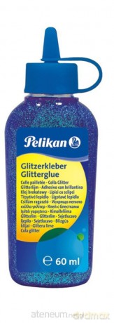 Klej z brokatem 60 ml turkusowy