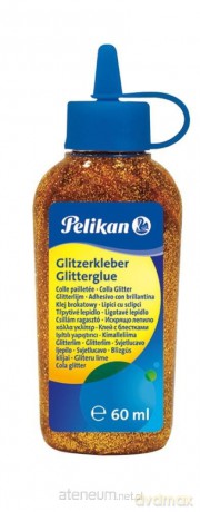 Klej z brokatem 60 ml złoty