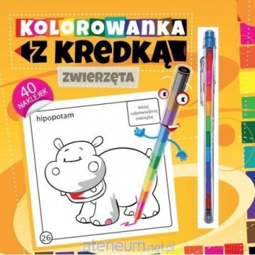 Kolorowanka z kredką - Zwierzęta [KSIĄŻKA]