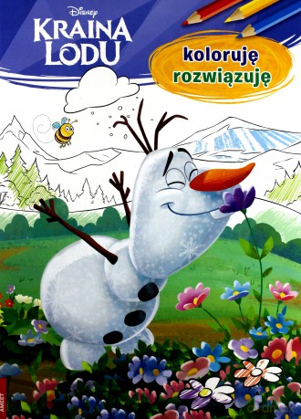 Kraina lodu. Koloruję, rozwiązuję [KSIĄŻKA]