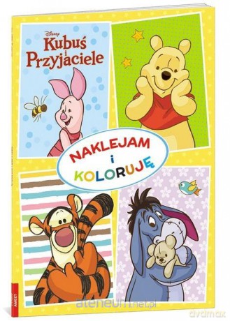 Kubuś i Przyjaciele. Naklejam i Koloruję [KSIĄŻKA]