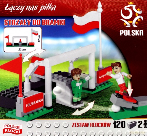 Łączy nas piłka Strzały do bramki [KLOCKI]